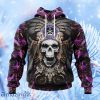 Liga Mx Mazatlan F.C Aztec Skull Design Hoodie 3D All Over Print