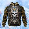 Liga Mx Tigres Uanl Aztec Skull Design Designed Part Hoodie 3D All Over Print