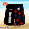 Linkoping HC Logo Print 3D Short Hawaiian Custom Name Trending Summer For Men