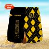 Livingston F.C. Logo Print 3D Short Hawaiian Custom Name Trending Summer For Men
