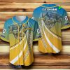 Los Angeles Chargers 3D Mascot Baseball Jersey Custom Number And Name