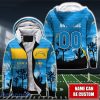 Los Angeles Chargers 3D Shirt Hoodie All Over Print Custom Number & Name