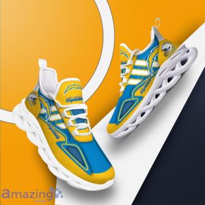 Los Angeles Chargers Custom Name Clunky Max Soul Shoes Product Photo 2