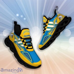 Los Angeles Chargers Custom Name Clunky Max Soul Shoes Product Photo 1