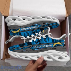 Los Angeles Chargers Custom Name Clunky Max Soul Sneakers Product Photo 3