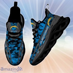 Los Angeles Chargers Custom Name Clunky Max Soul Sneakers Product Photo 4