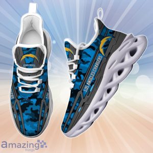 Los Angeles Chargers Custom Name Clunky Max Soul Sneakers Product Photo 1