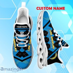 Los Angeles Chargers Max Soul Shoes with Custom Name Option - A New Trend for Fans Product Photo 2