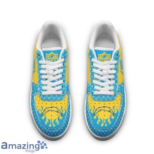 Los Angeles Chargers Sneakers Air Force Shoes Team Shoes Product Photo 2