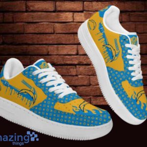 Los Angeles Chargers Sneakers Air Force Shoes Team Shoes Product Photo 4