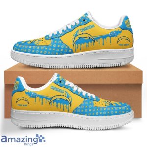 Los Angeles Chargers Sneakers Air Force Shoes Team Shoes Product Photo 1