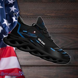 Los Angeles Dodgers Max Soul Shoes Custom Your Name Sneakers Gifts For Fan image Los Angeles Dodgers Max Soul Shoes Custom Your Name Sneakers Gifts For Fan Product Photo 3