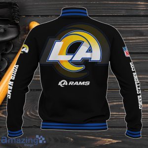 Los Angeles Rams Baseball Jacket Custom Name Sport Gifts For Fans Product Photo 3