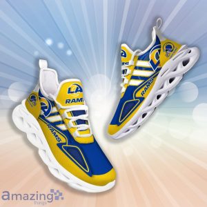 Los Angeles Rams Custom Name Clunky Max Soul Shoes Product Photo 2