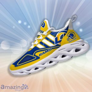Los Angeles Rams Custom Name Clunky Max Soul Shoes Product Photo 4