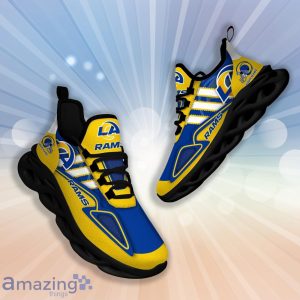 Los Angeles Rams Custom Name Clunky Max Soul Shoes Product Photo 1