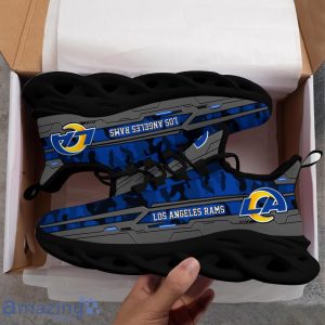 Los Angeles Rams Custom Name Clunky Max Soul Sneakers Product Photo 2