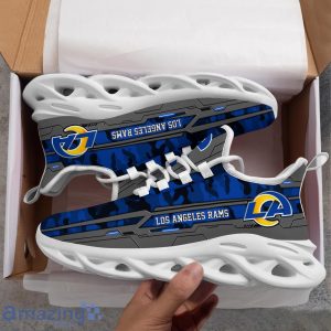 Los Angeles Rams Custom Name Clunky Max Soul Sneakers Product Photo 3
