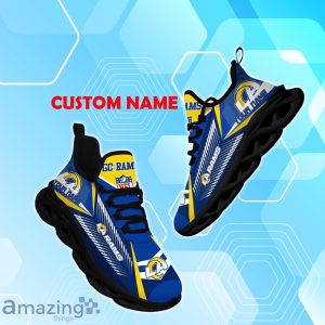 Los Angeles Rams Max Soul Shoes with Custom Name Option - Sport Gifts for Fans Product Photo 1