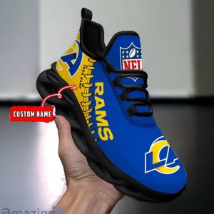Los Angeles Rams New Design Max Soul Shoes Custom Name For Fans Product Photo 2