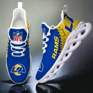 Los Angeles Rams New Design Max Soul Shoes Custom Name For Fans Product Photo 4