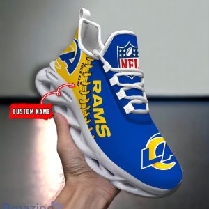 Los Angeles Rams New Design Max Soul Shoes Custom Name For Fans Product Photo 1