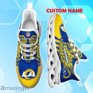 Los Angeles Rams NFL Max Soul Shoes Custom Name Wings Design For Fans Product Photo 4