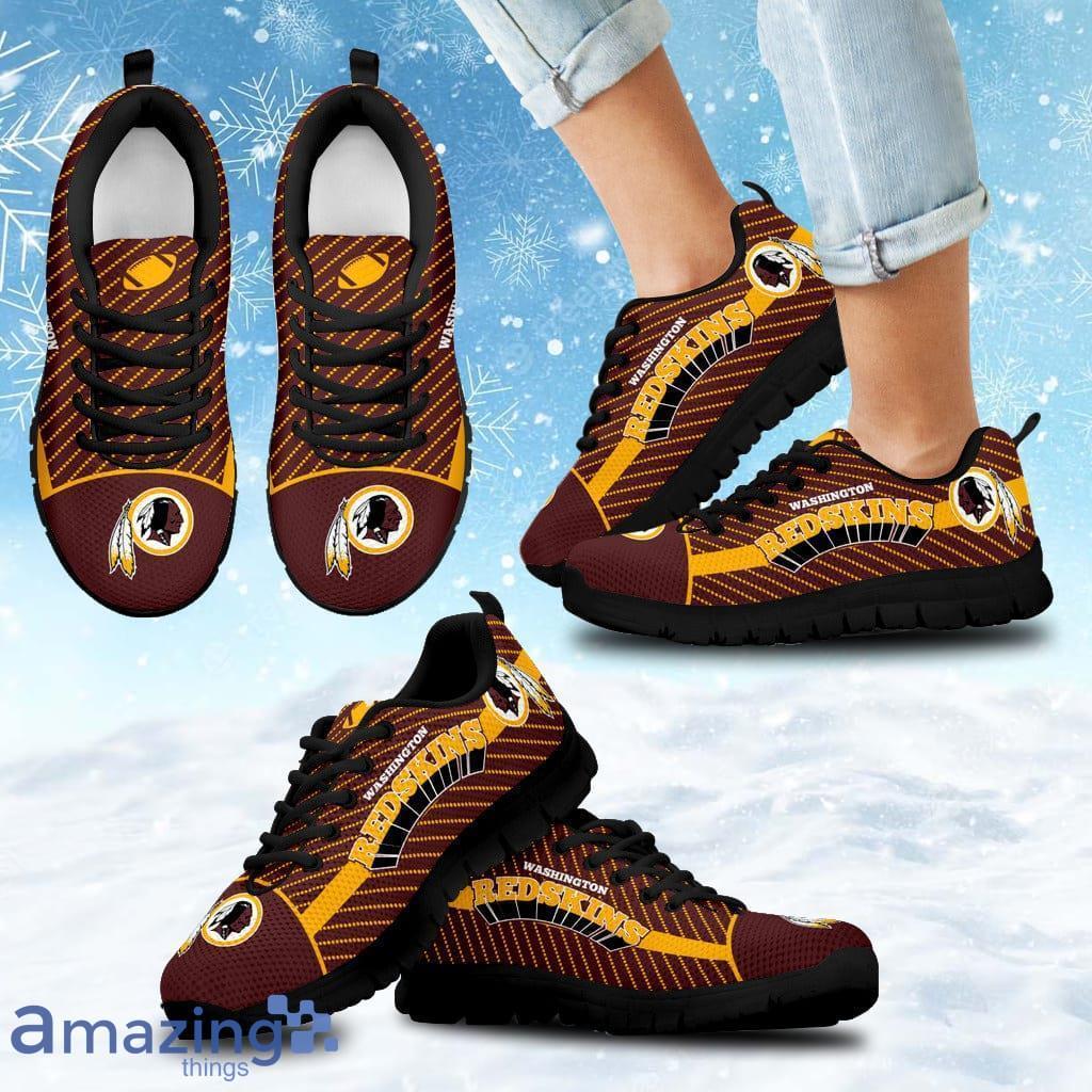 Lovely Stylish Fabulous Little Dots Washington Redskins Sneakers Shoes Gift For Big Fans image Lovely Stylish Fabulous Little Dots Washington Redskins Sneakers Shoes Gift For Big Fans Product Photo 1