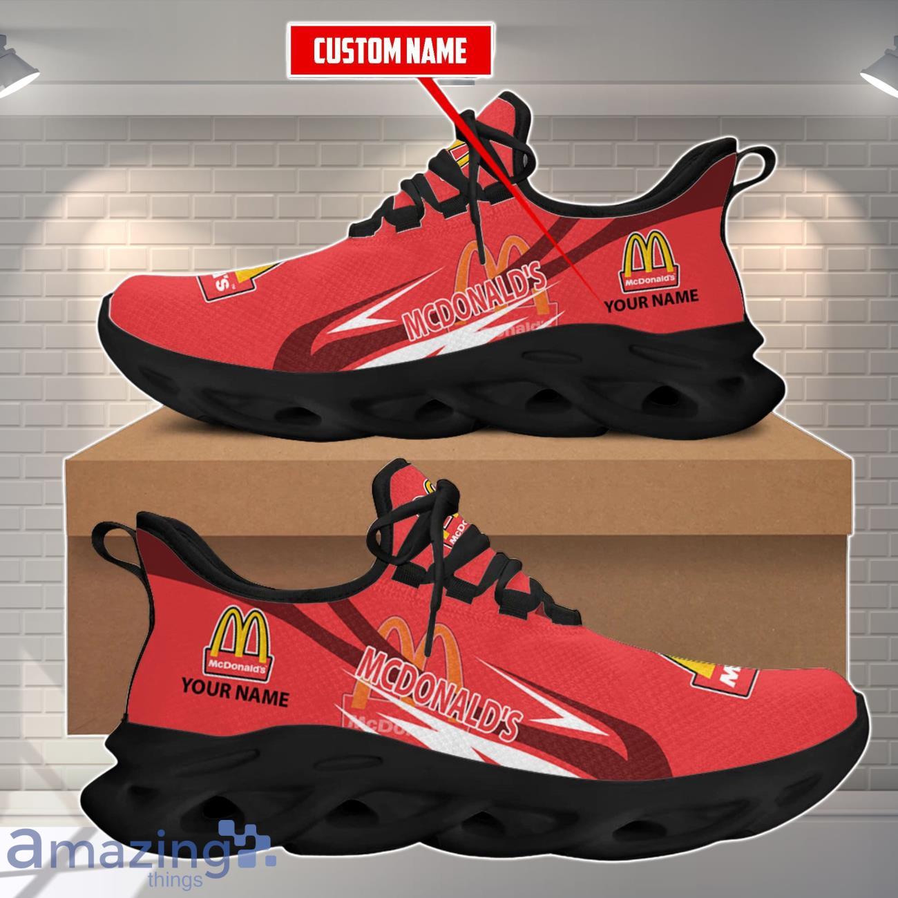 Mcdonald's Max Soul Shoes Premium Edition Custom Name For Men Women image Mcdonald's Max Soul Shoes Premium Edition Custom Name For Men Women