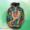 Meditating Rafiki Trippy 3D Hoodie Style Gift For Men And Women