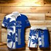 Memphis Tigers Hawaiian Shirt And Short Palm Tree Custom Name