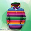 Mexican Blanket Colorful Pattern 3D Hoodie Style Gift For Men And Women