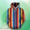 Mexican Blanket Stripe Pattern 3D Hoodie Style Gift For Men And Women
