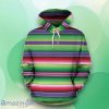 Mexican Serape Blanket Baja Pattern 3D Hoodie Style Gift For Men And Women
