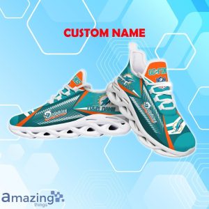 Miami Dolphins Max Soul Shoes with Custom Name Option - Sport Gifts for Fans Product Photo 3