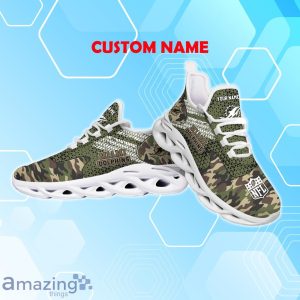 Miami Dolphins NFL Max Soul Shoes Camo Design Custom Name Product Photo 3