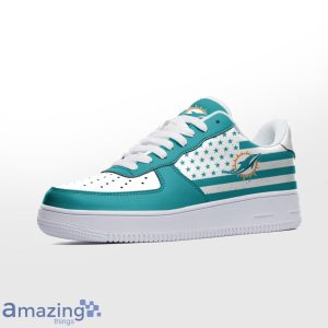 Miami Dolphins Sneakers Air Force Shoes Team Shoes Product Photo 2