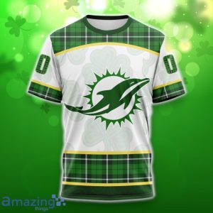 Miami Dolphins Special Design For St. Patrick Day 3D Shirt Hoodies Custom Number & Name Product Photo 6