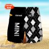 Mini Logo Print 3D Short Hawaiian Custom Name Trending Summer For Men