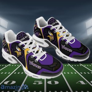 Minnesota Vikings Air Cushion Sports Shoes Custom Name Gifts For Football Fan Product Photo 2