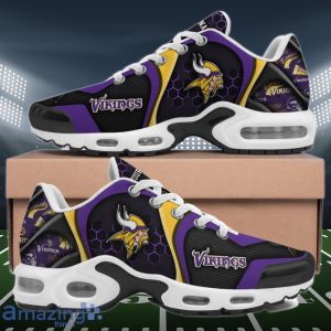 Minnesota Vikings Air Cushion Sports Shoes Custom Name Gifts For Football Fan Product Photo 1