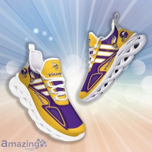 Minnesota Vikings Custom Name Clunky Max Soul Shoes image Minnesota Vikings Custom Name Clunky Max Soul Shoes Product Photo 2