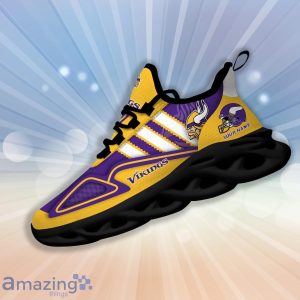 Minnesota Vikings Custom Name Clunky Max Soul Shoes image Minnesota Vikings Custom Name Clunky Max Soul Shoes Product Photo 3