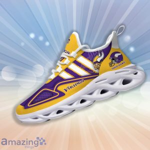 Minnesota Vikings Custom Name Clunky Max Soul Shoes image Minnesota Vikings Custom Name Clunky Max Soul Shoes Product Photo 4