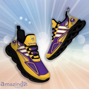 Minnesota Vikings Custom Name Clunky Max Soul Shoes Product Photo 1