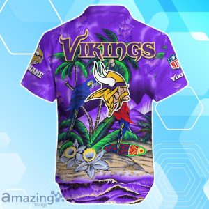 Minnesota Vikings Hawaiian Shirt Summer Gifts For Fans Custom Name Product Photo 3