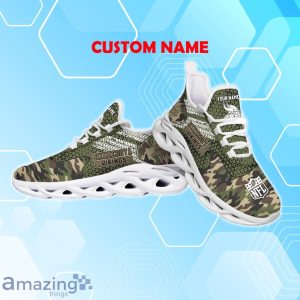 Minnesota Vikings NFL Max Soul Shoes Camo Design Custom Name Product Photo 3