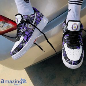 Minnesota Vikings Personalized Name Air Force Sneakers Shoes Sport Shoes Limited Gift For Fans Product Photo 2