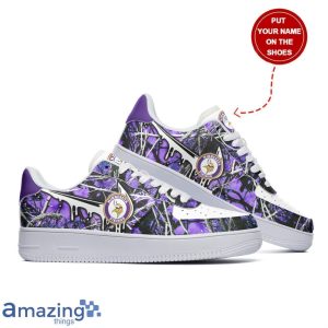 Minnesota Vikings Personalized Name Air Force Sneakers Shoes Sport Shoes Limited Gift For Fans Product Photo 3