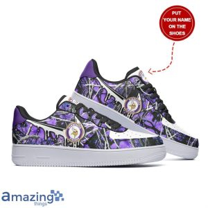 Minnesota Vikings Personalized Name Air Force Sneakers Shoes Sport Shoes Limited Gift For Fans Product Photo 4